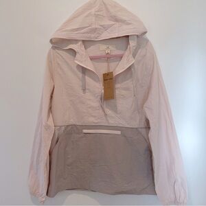 NWT thread and supply light pink wind breaker jacket